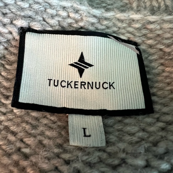 Tuckernuck Tan & Cream Women's Open Cardigan With Pockets Size Large - Picture 10 of 10